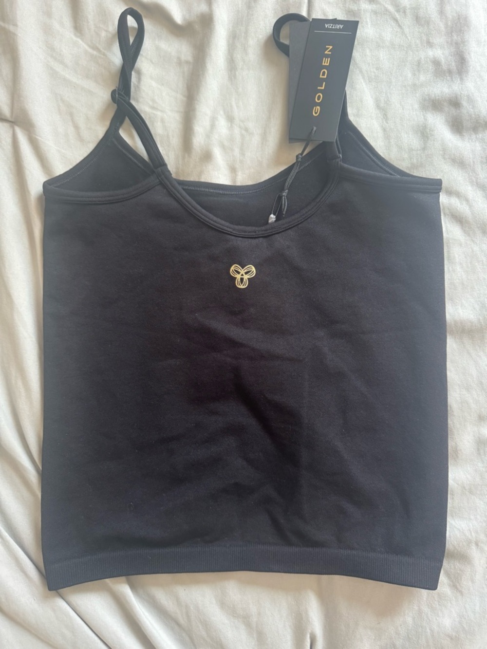 TNA golden tank top